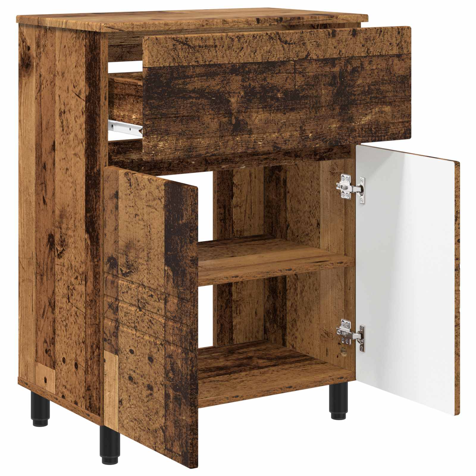 Waschtisch Altholz 60 x 35 x 80 cm Holzwerkstoff