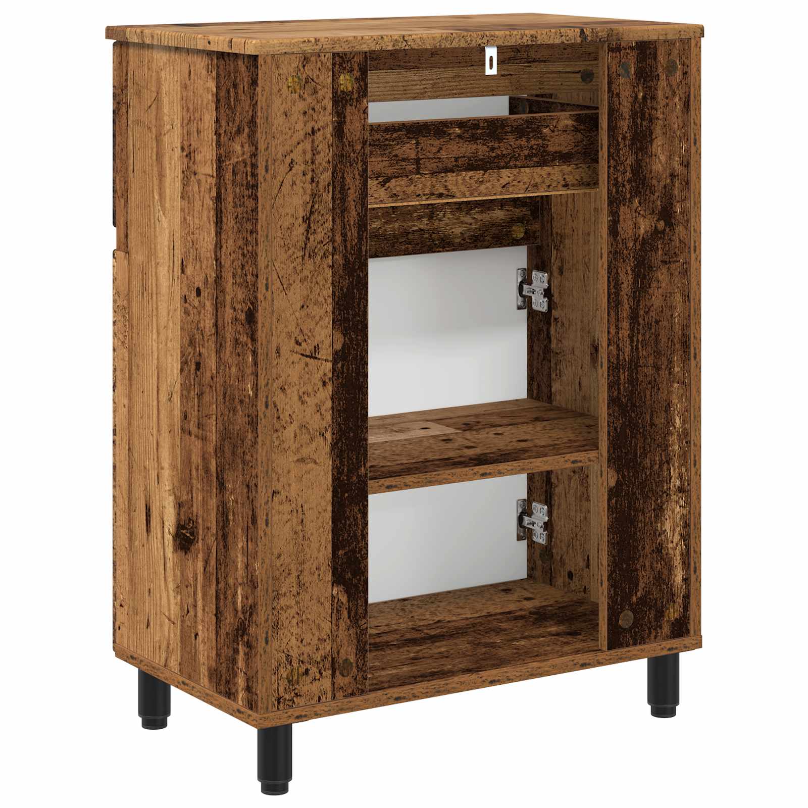 Waschtisch Altholz 60 x 35 x 80 cm Holzwerkstoff