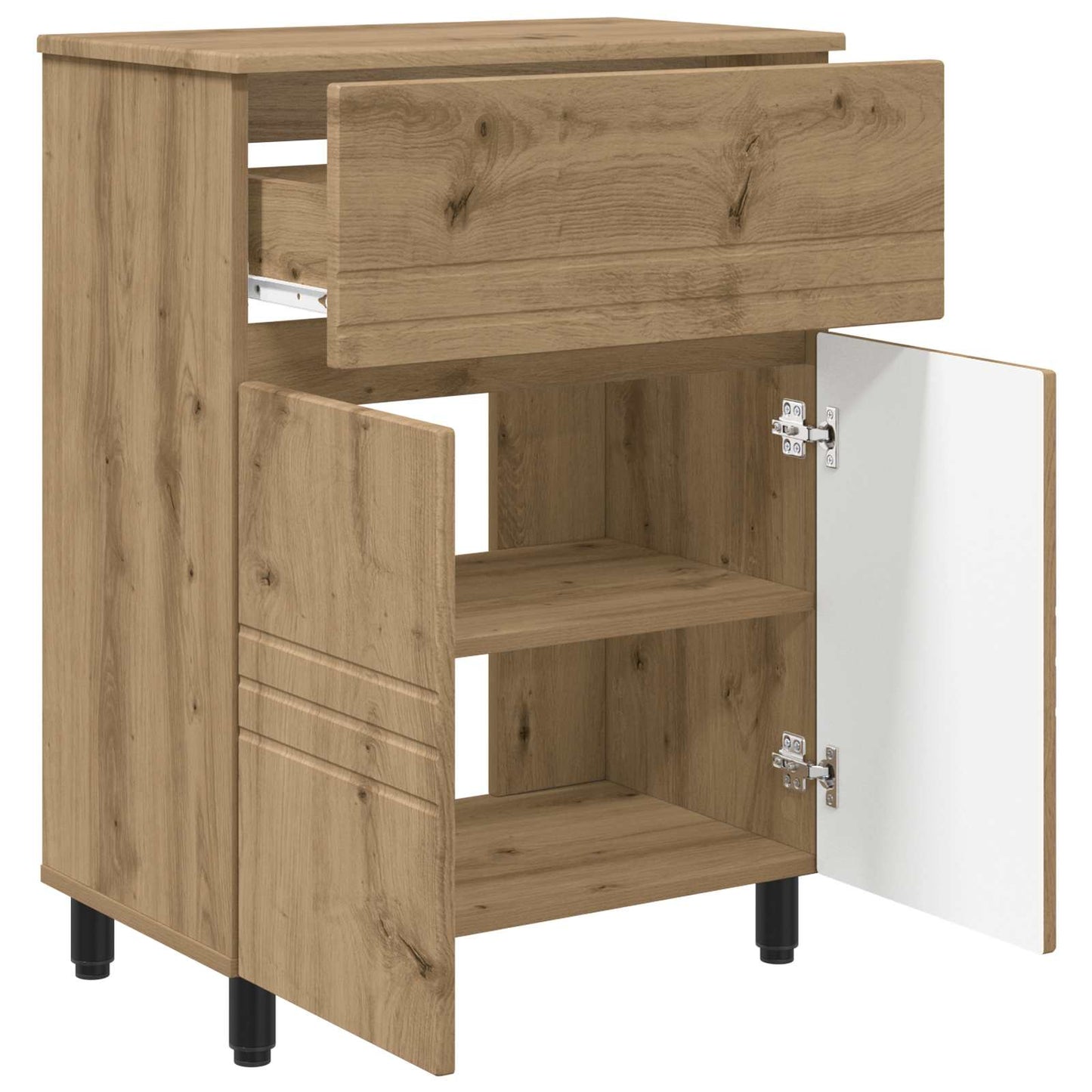 Waschtisch Artisan-Eiche 60 x 35 x 80 cm Holzwerkstoff