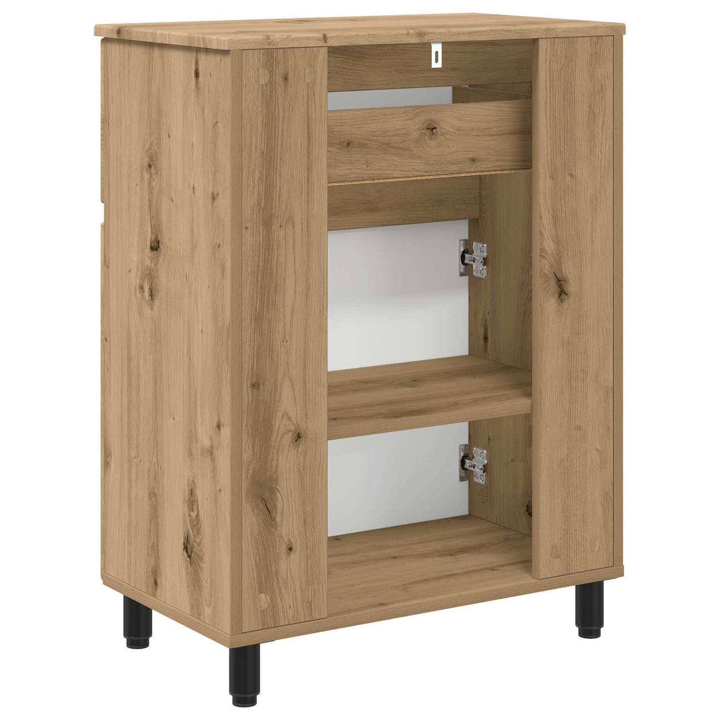 Waschtisch Artisan-Eiche 60 x 35 x 80 cm Holzwerkstoff