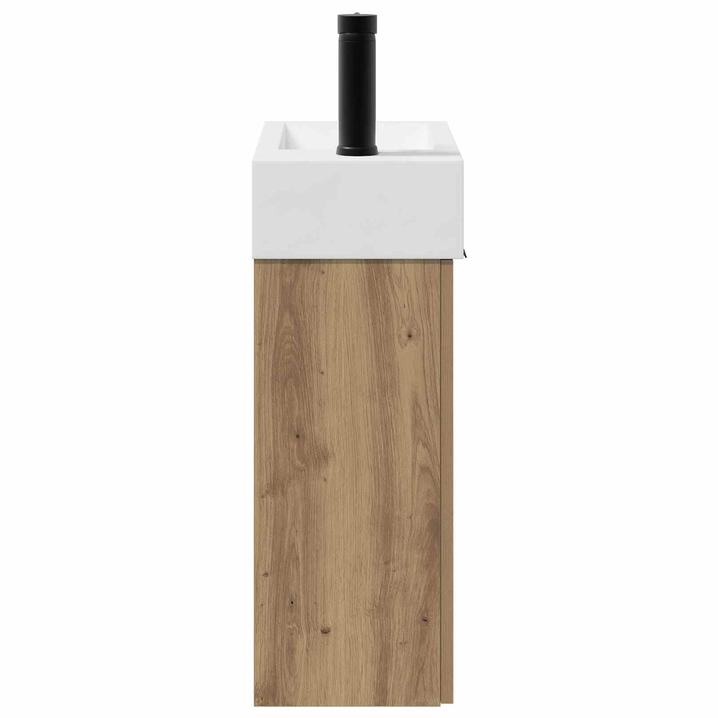 Badezimmer Waschtischunterschrank mit Wasserhahn Artisan-Eiche