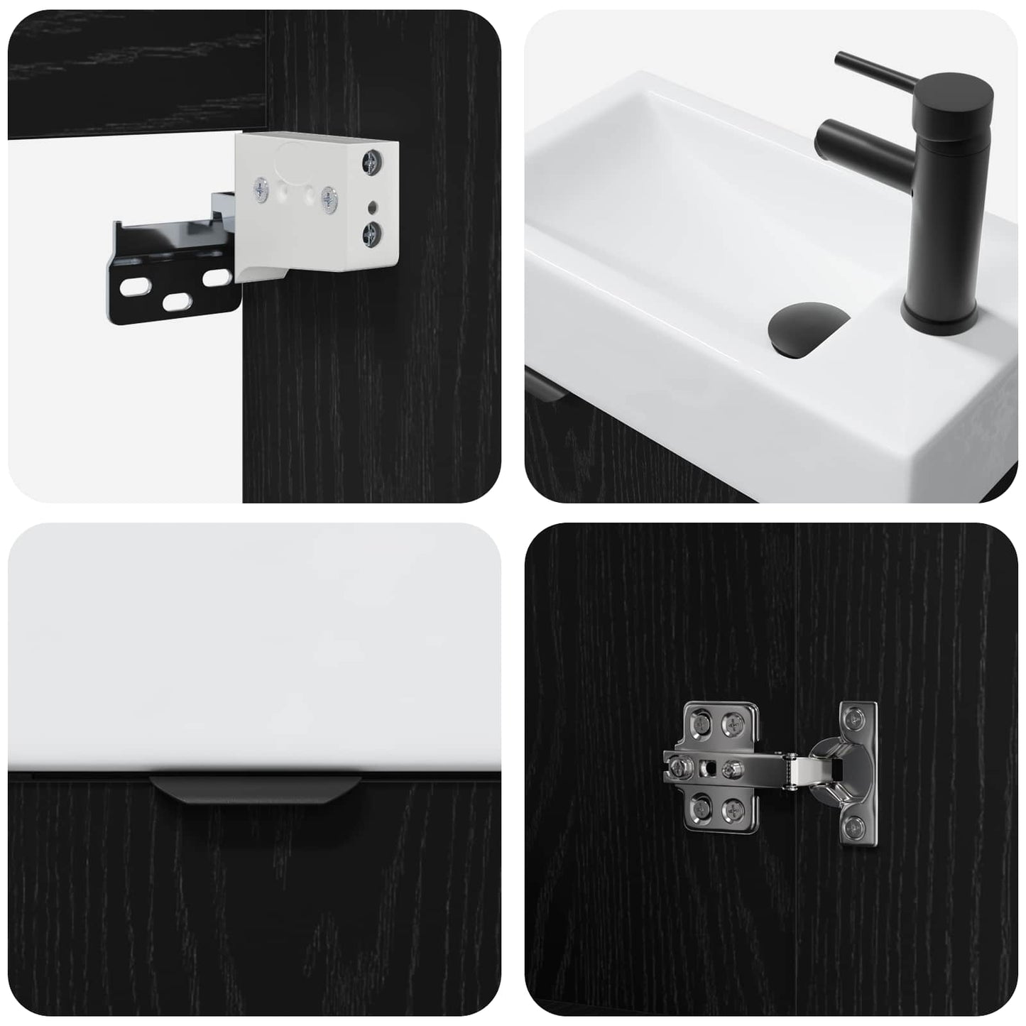 Badezimmer Waschtischunterschrank mit Wasserhahn