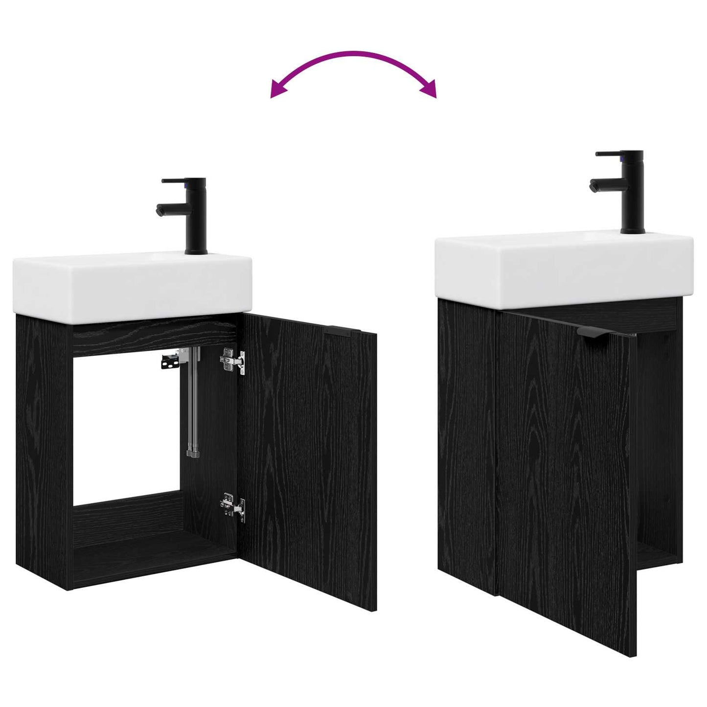 Badezimmer Waschtischunterschrank mit Wasserhahn