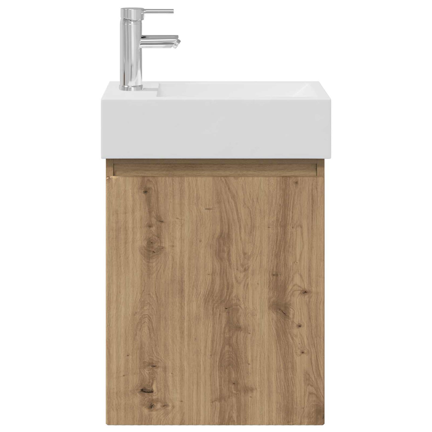 Badezimmer Waschtischunterschrank mit Wasserhahn Artisan-Eiche