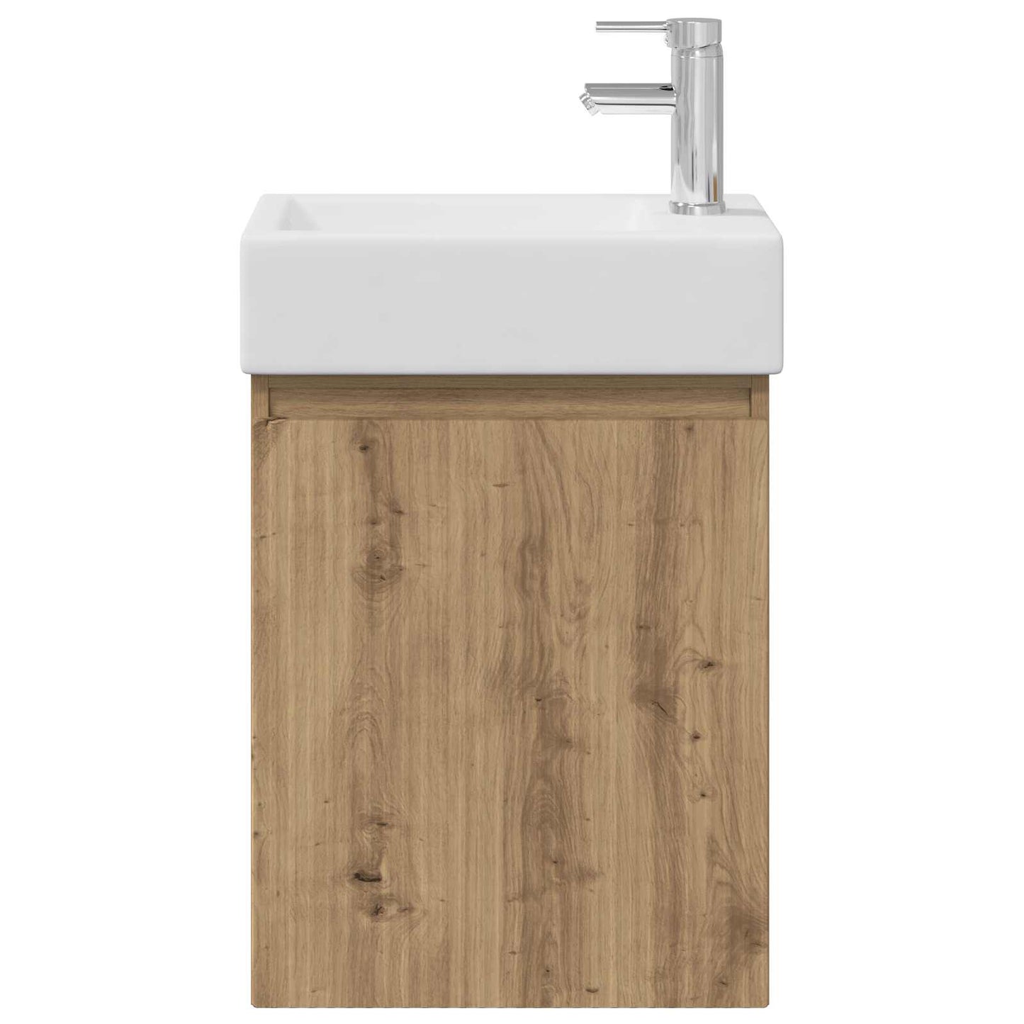Badezimmer Waschtischunterschrank mit Wasserhahn Artisan-Eiche