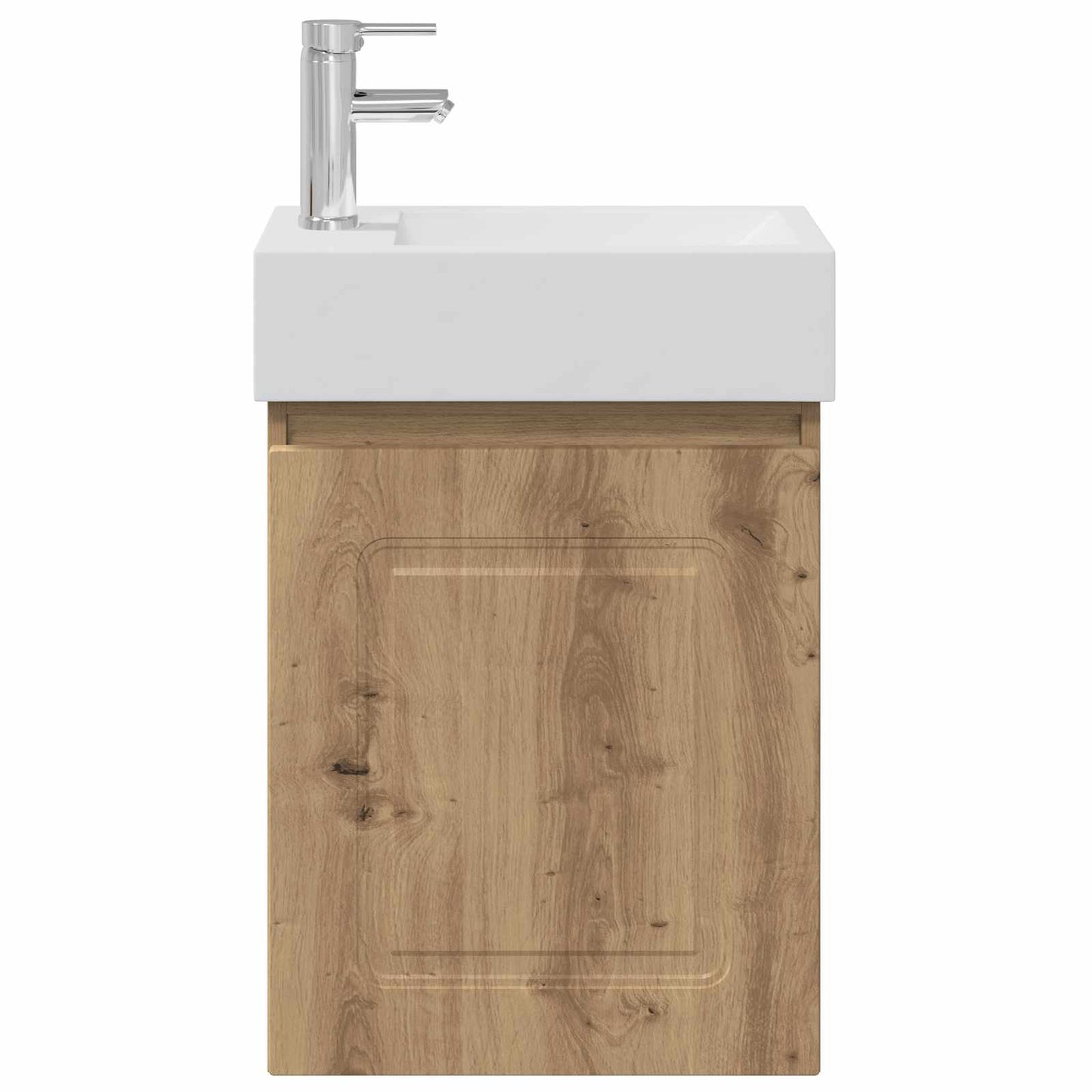 Badezimmer Waschtischunterschrank mit Wasserhahn Artisan-Eiche
