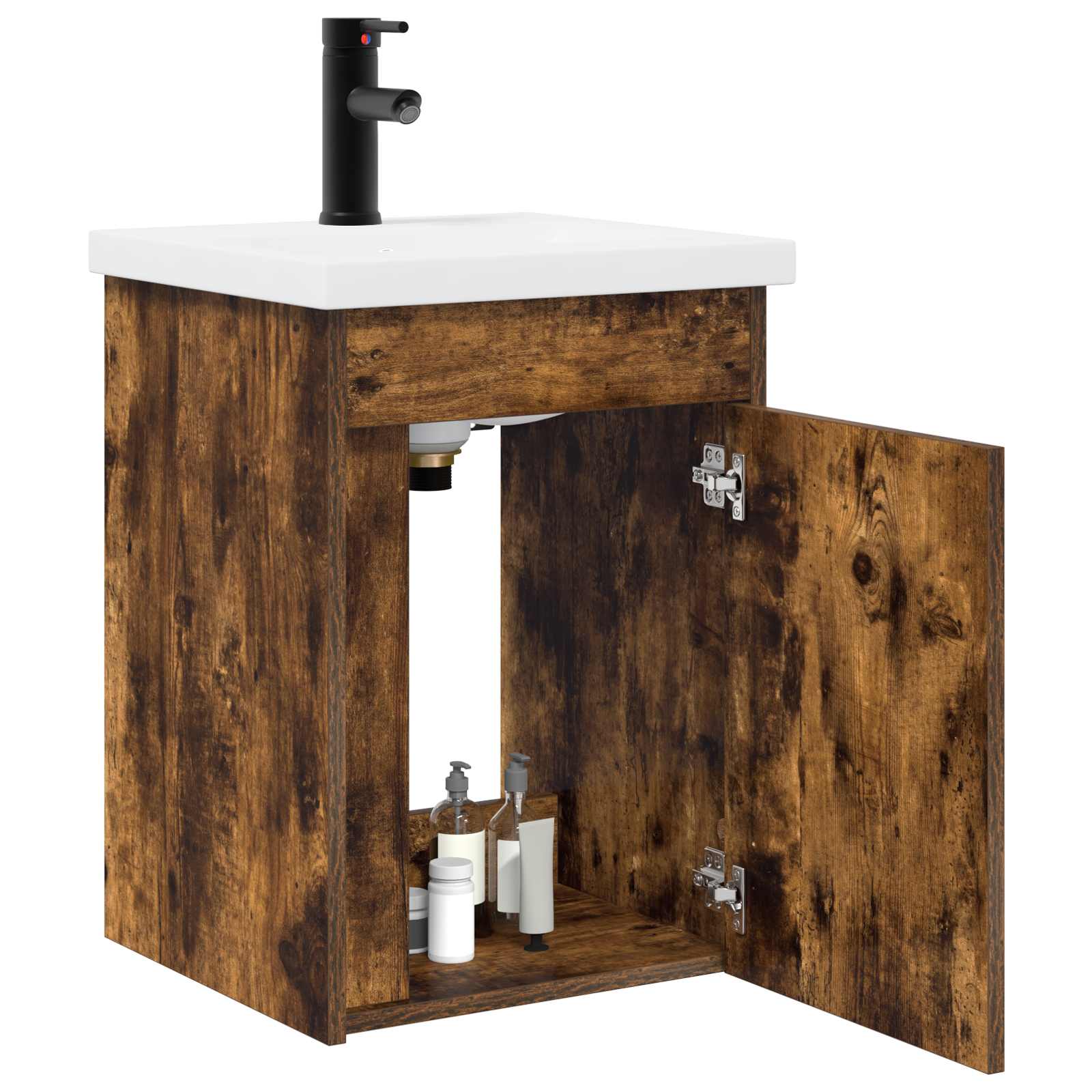 Badezimmer Waschtischunterschrank mit Wasserhahn