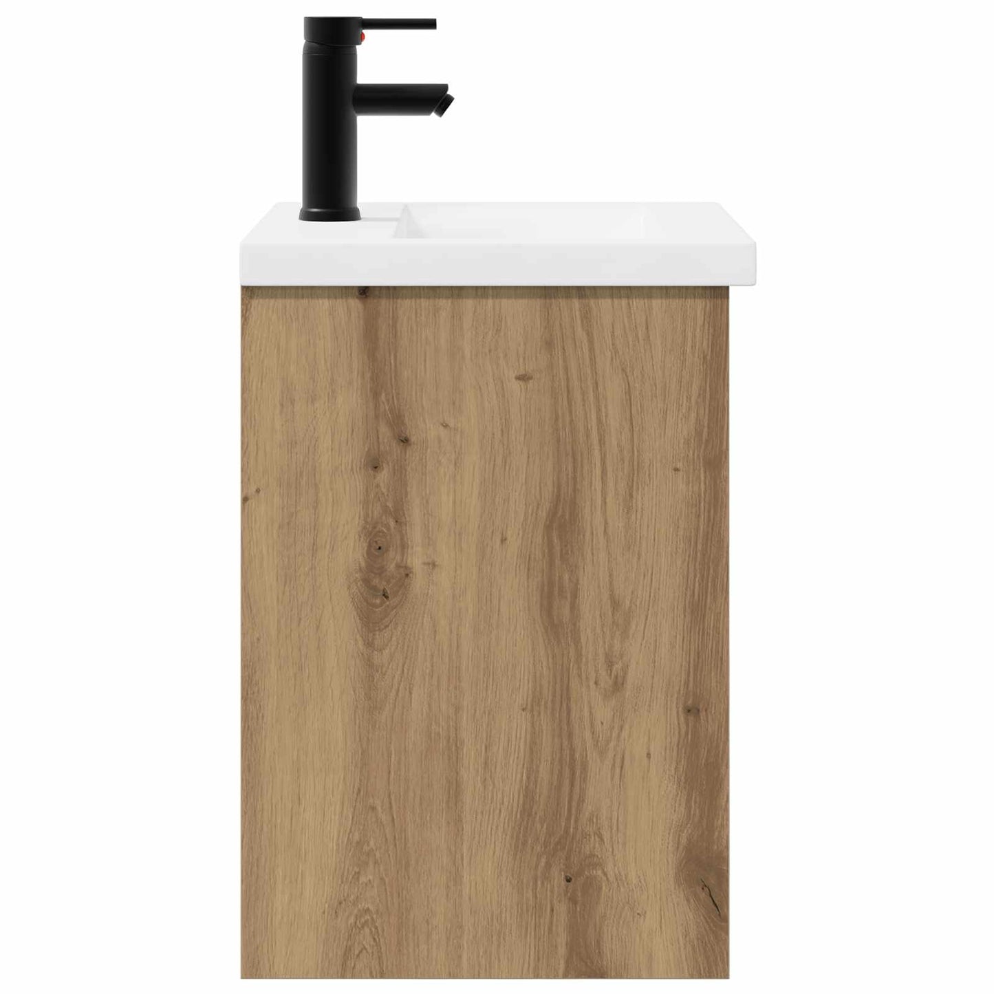 Badezimmer Waschtischunterschrank mit Wasserhahn Artisan-Eiche