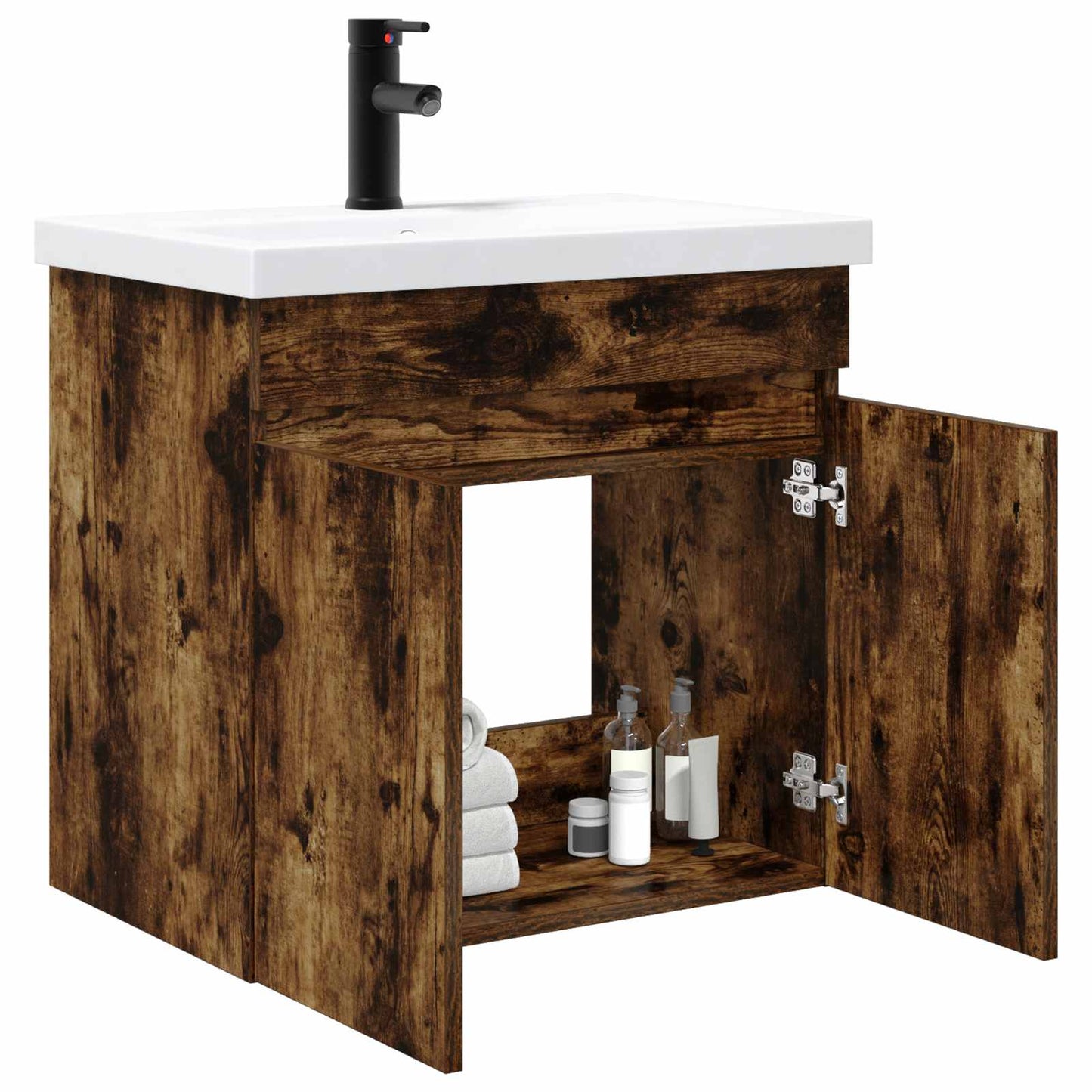 Badezimmer Waschtischunterschrank mit Wasserhahn