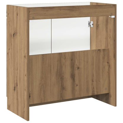 Waschbeckenunterschrank Artisan-Eiche 56 x 37,5 x 81 cm
