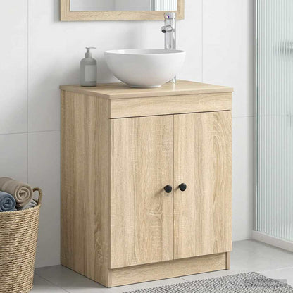 Badezimmerschrank Sonoma-Eiche 54 x 41 x 70 cm Holzwerkstoff