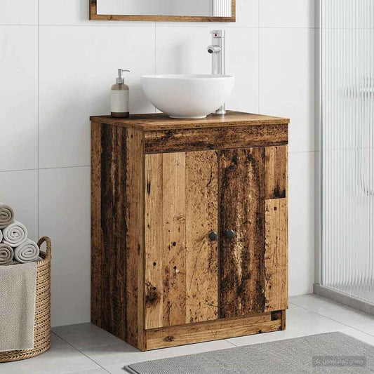Badezimmerschrank Altholz 54 x 41 x 70 cm Holzwerkstoff