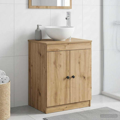 Badezimmerschrank Artisan-Eiche 54 x 41 x 70 cm Holzwerkstoff