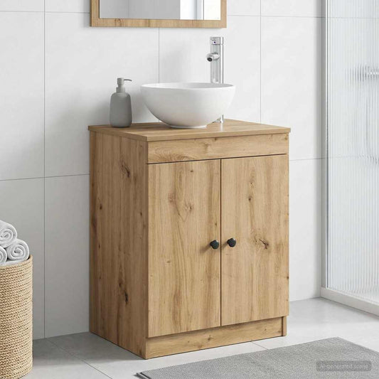 Badezimmerschrank Artisan-Eiche 54 x 41 x 70 cm Holzwerkstoff