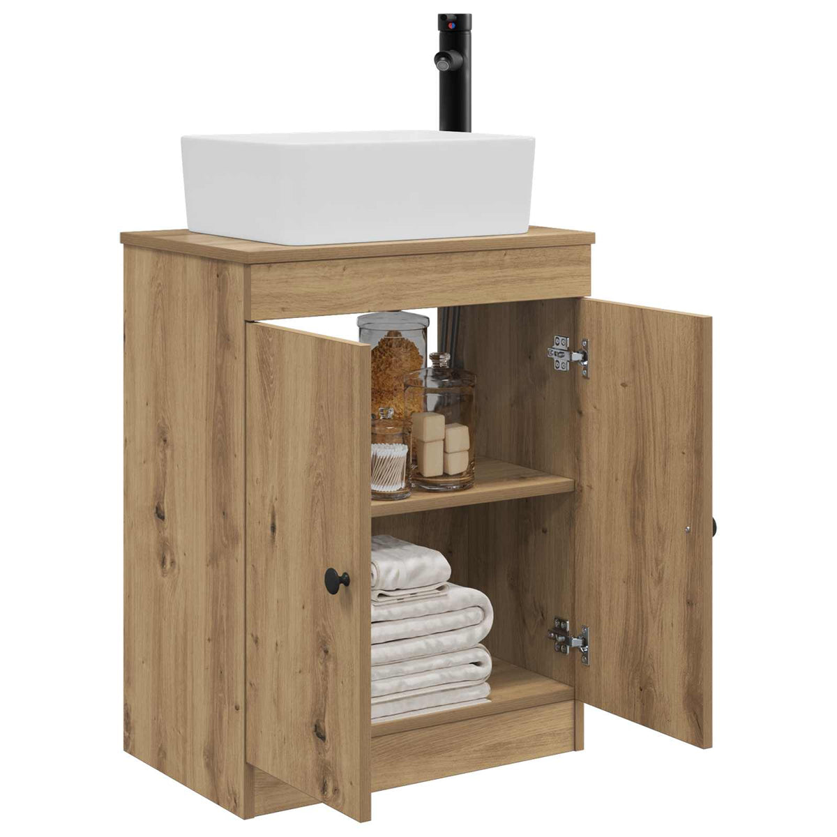 Waschbeckenschrank Artisan-Eiche 54 x 35 x 100 cm Holzwerkstoff