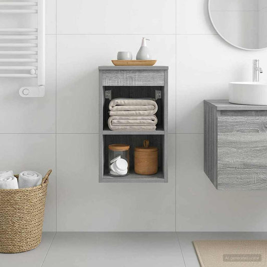 Badezimmerschrank Inzwischen Grau Sonoma 30 x 44,5 x 50 cm