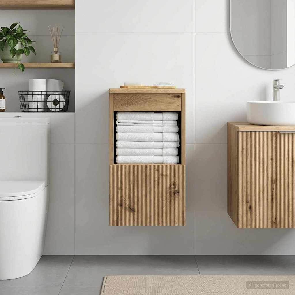 Badezimmerschrank Artisan-Eiche 30 x 35 x 50 cm Holzwerkstoff