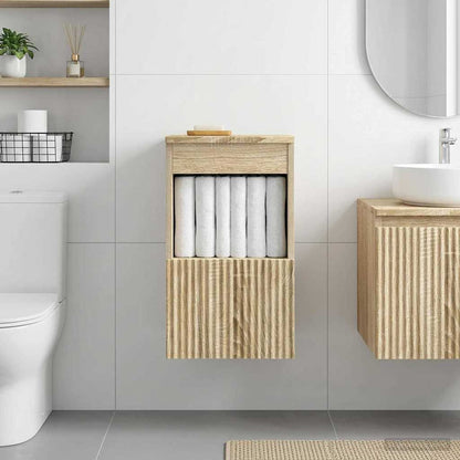Badezimmerschrank Sonoma-Eiche 30 x 44,5 x 50 cm Holzwerkstoff