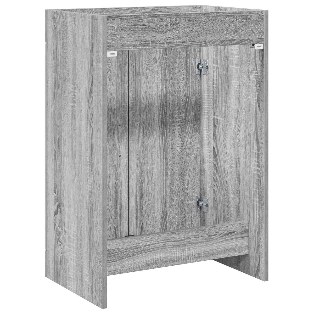 Unter dem Waschbecken Badschrank Sonoma-Grau
