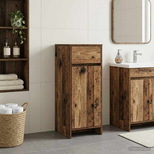 Badezimmerschrank Altholz 35 x 36,5 x 85 cm Holzwerkstoff