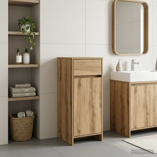 Badezimmerschrank Artisan-Eiche 35 x 36,5 x 85 cm Holzwerkstoff