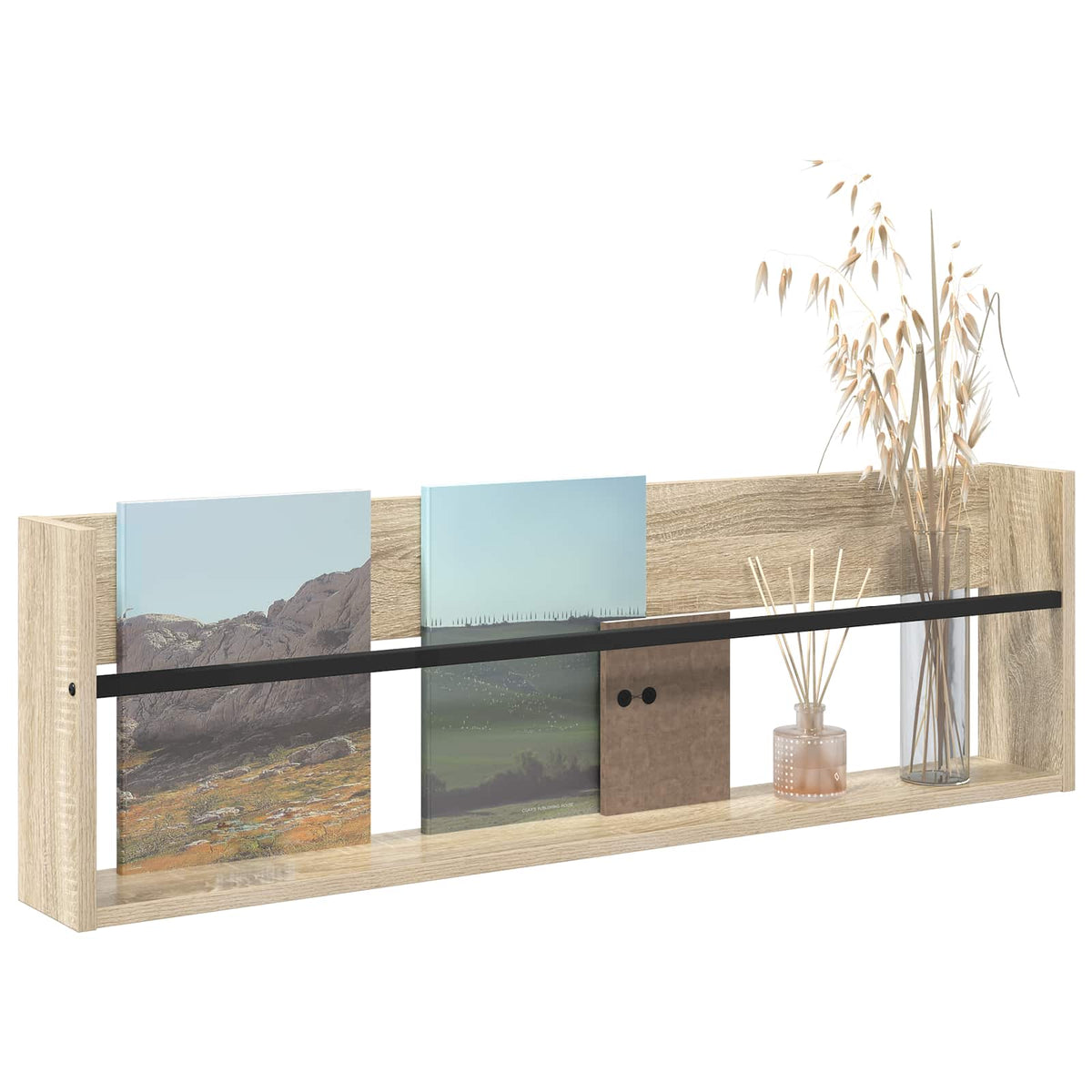 Magazinregal Sonoma-Eiche 100 x 12 x 30 cm Holzwerkstoff