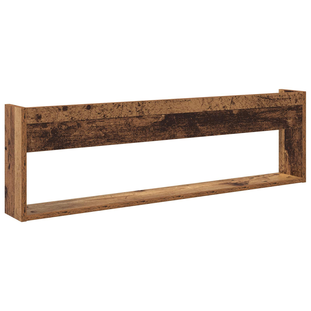 Magazinregal 2 Stk. Altholz 100 x 12 x 30 cm Holzwerkstoff