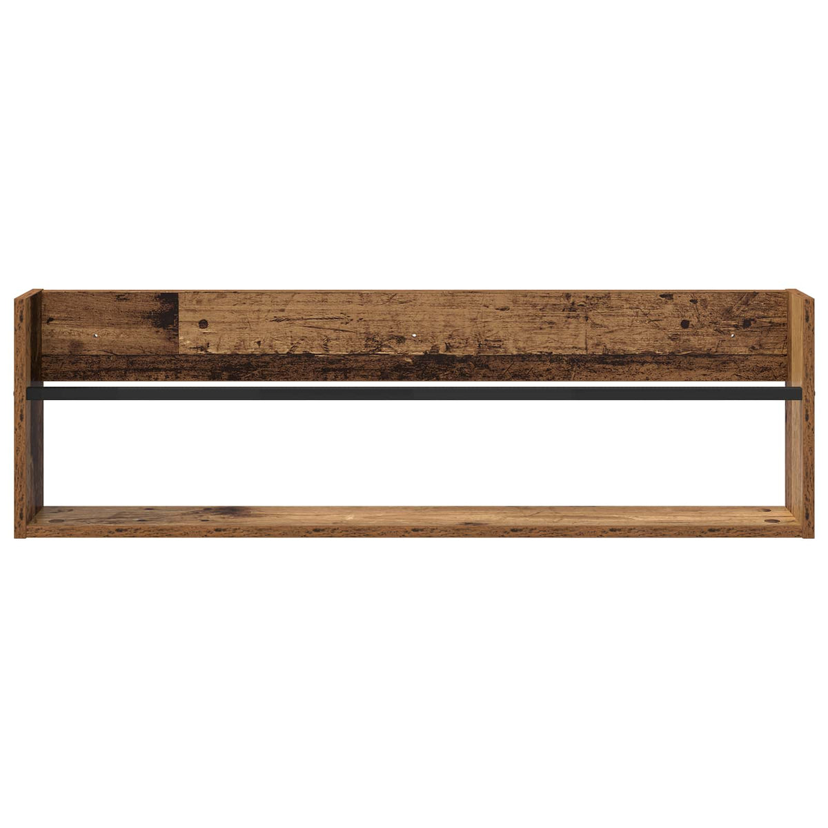 Magazinregal 2 Stk. Altholz 100 x 12 x 30 cm Holzwerkstoff