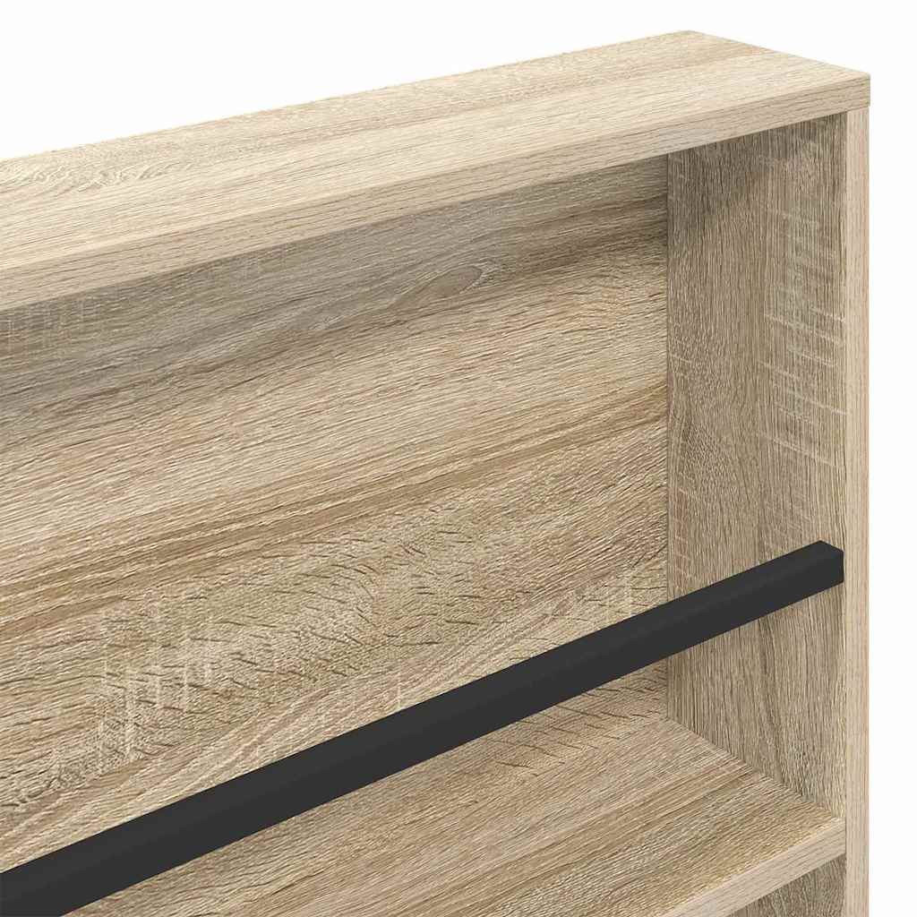 Magazinregal 2 stk. Sonoma-Eiche 100 x 12 x 70 cm Holzwerkstoff