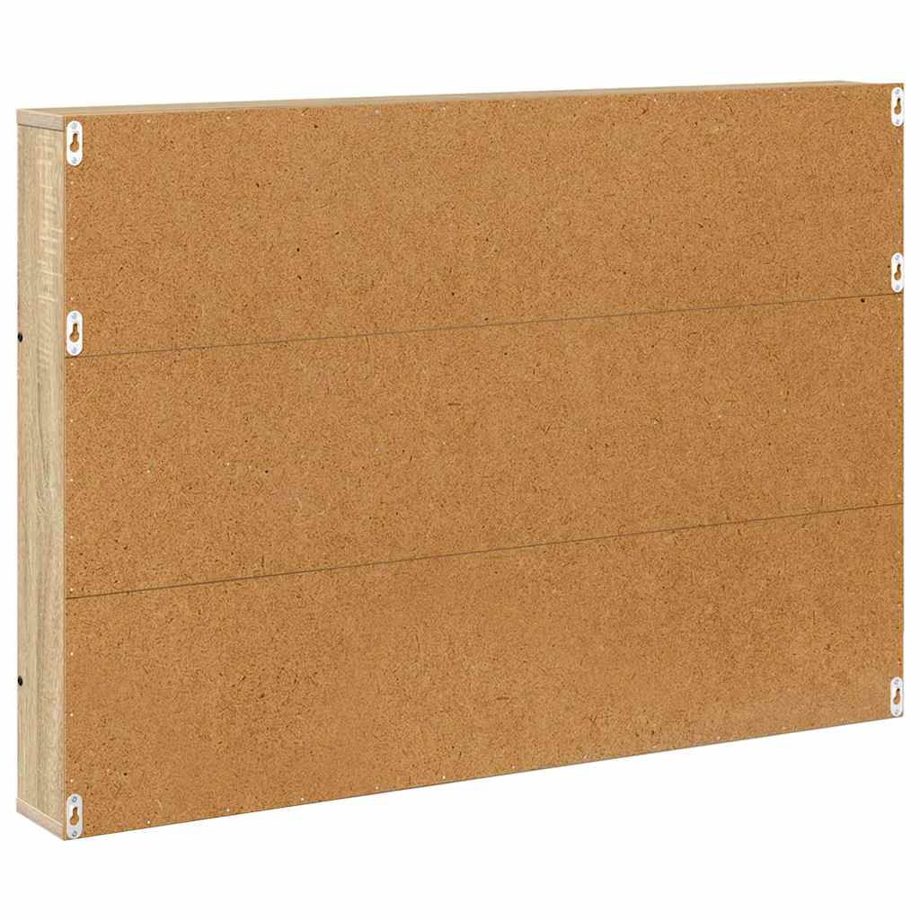 Magazinregal 2 stk. Sonoma-Eiche 100 x 12 x 70 cm Holzwerkstoff