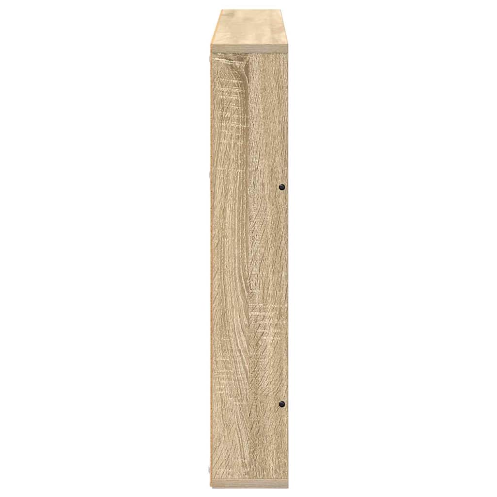 Magazinregal 2 stk. Sonoma-Eiche 100 x 12 x 70 cm Holzwerkstoff