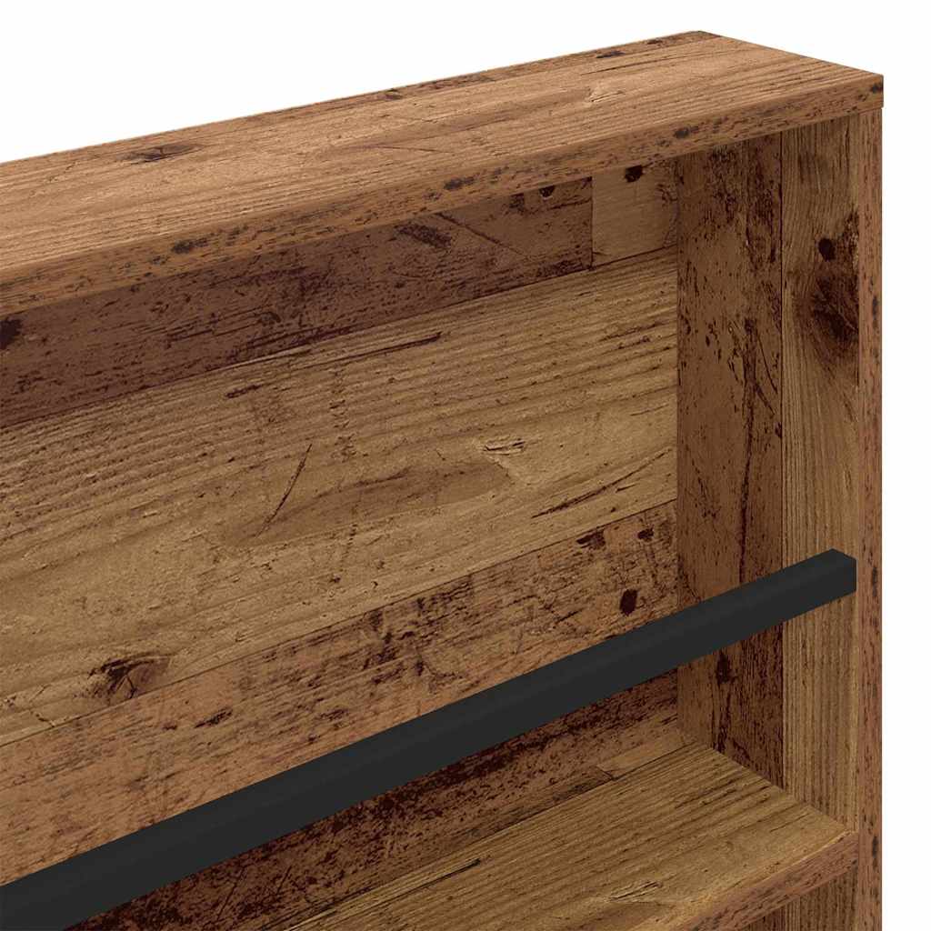 Magazinregal 2 stk. Altholz 100 x 12 x 70 cm Holzwerkstoff