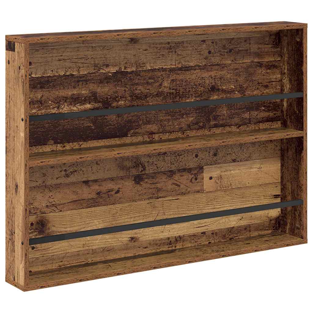 Magazinregal 2 stk. Altholz 100 x 12 x 70 cm Holzwerkstoff