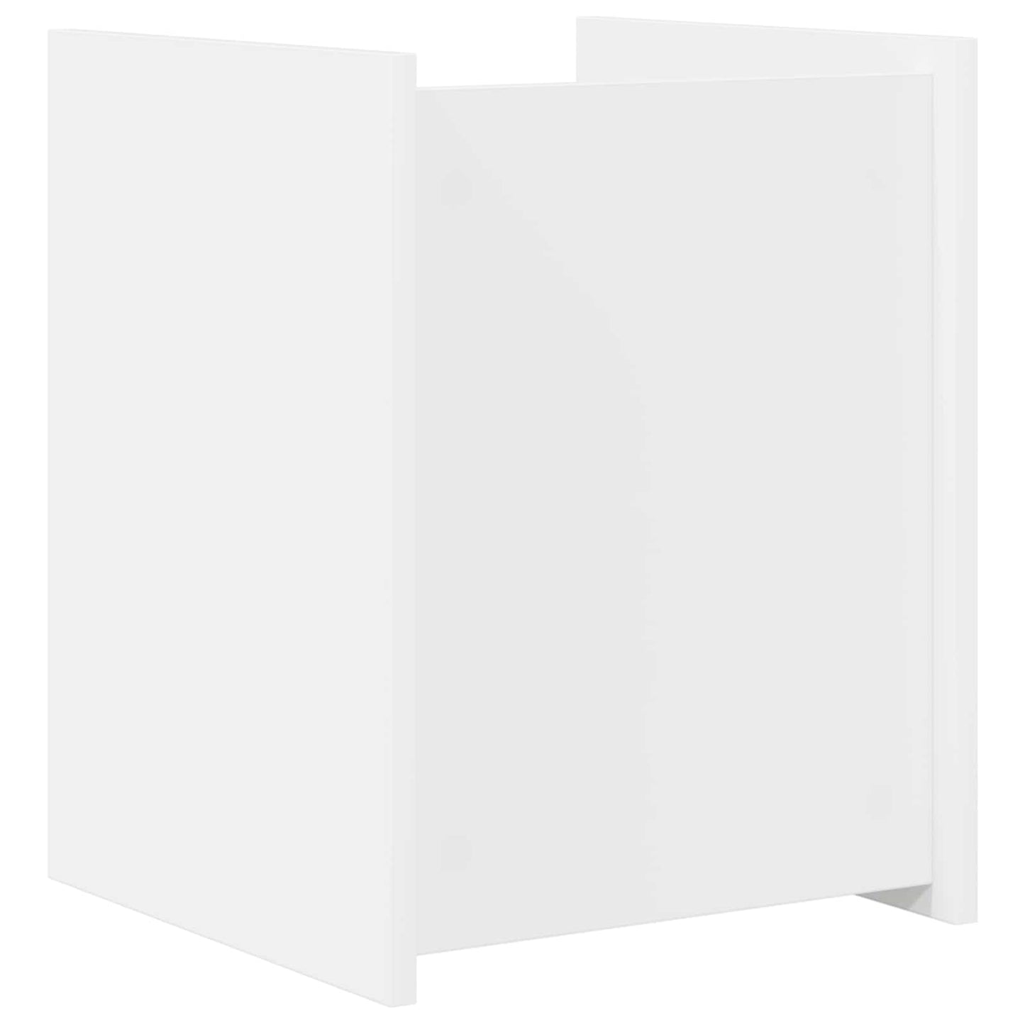 Magazinregal mit Regal Weiß 35 x 35 x 45 cm Holzwerkstoff