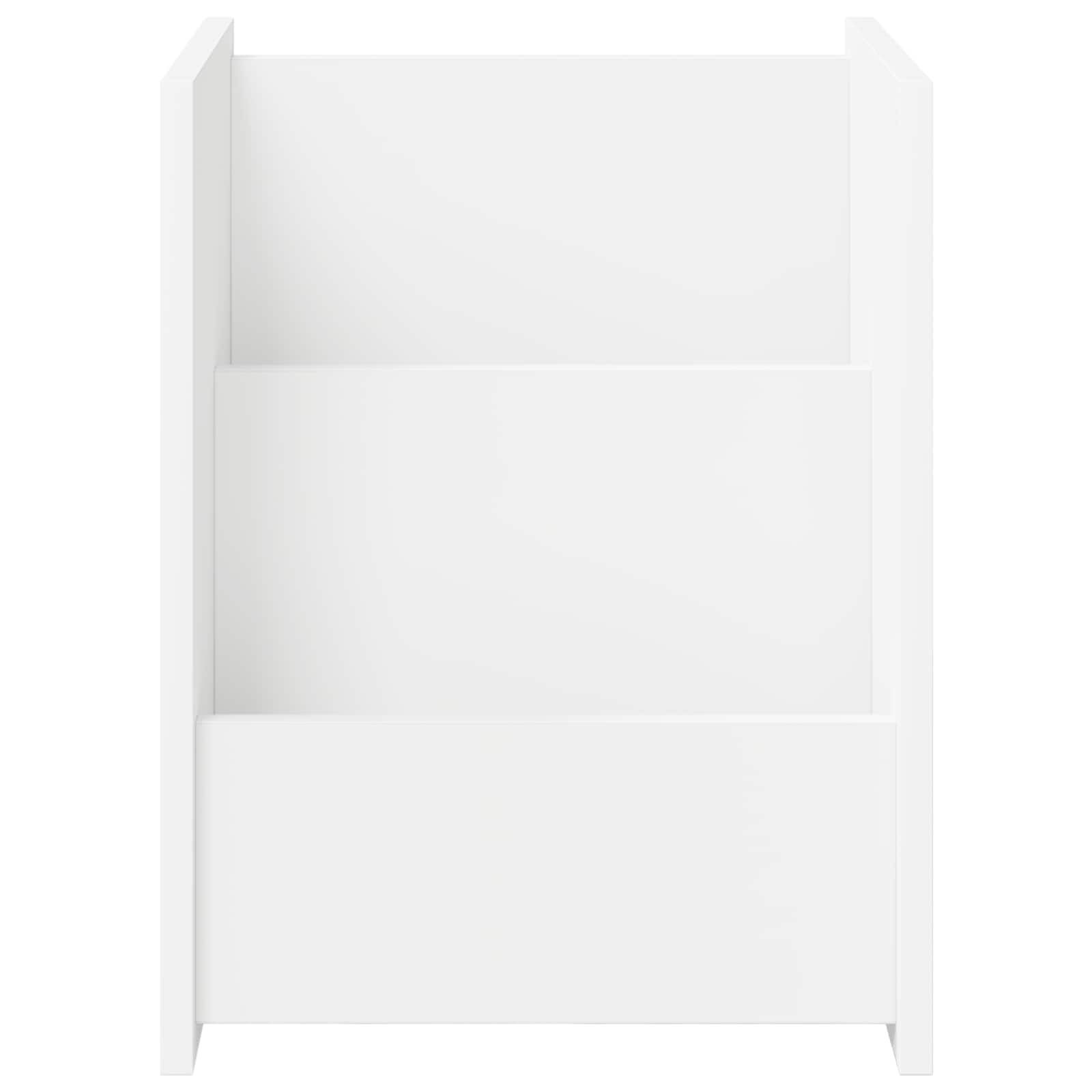 Magazinregal mit Regal Weiß 35 x 35 x 45 cm Holzwerkstoff