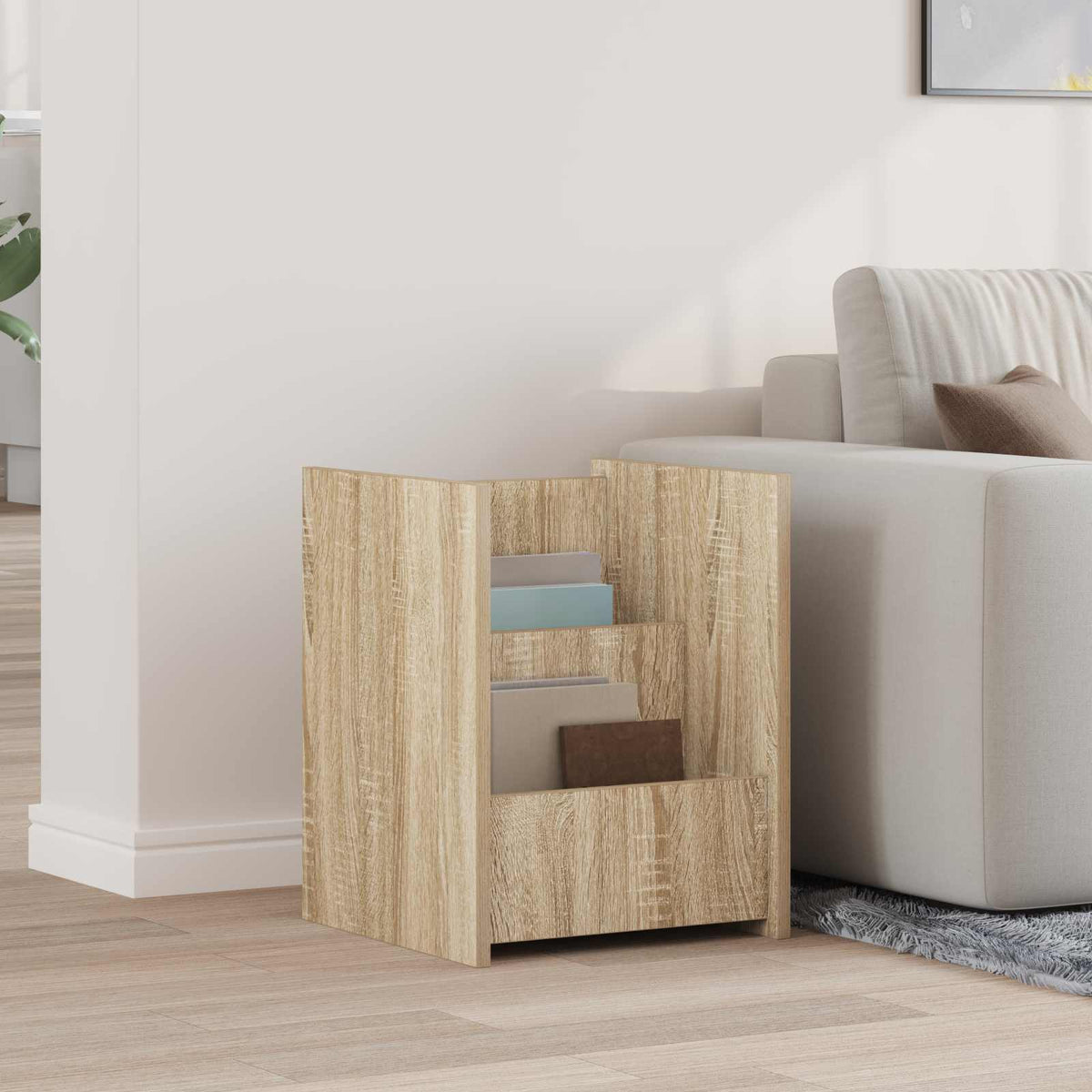 Magazinregal Sonoma-Eiche 35 x 35 x 45 cm Holzwerkstoff