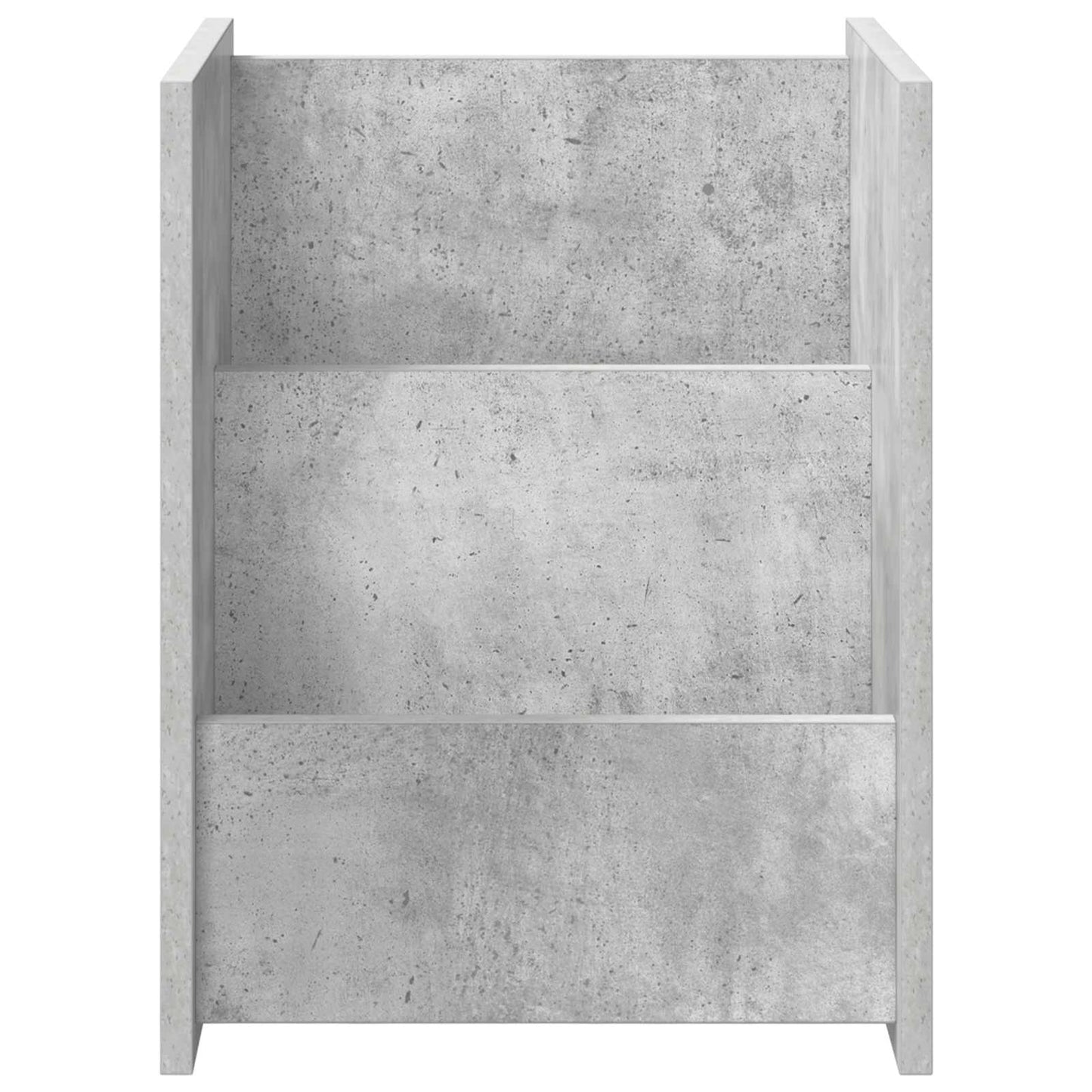 Magazinregal mit Regal Beton Grau 35 x 35 x 45 cm Holzwerkstoff