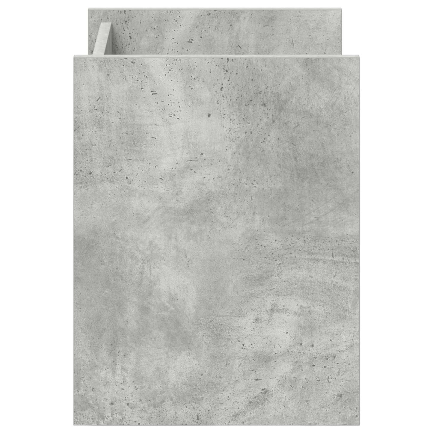 Magazinregal mit Regal Beton Grau 35 x 35 x 45 cm Holzwerkstoff