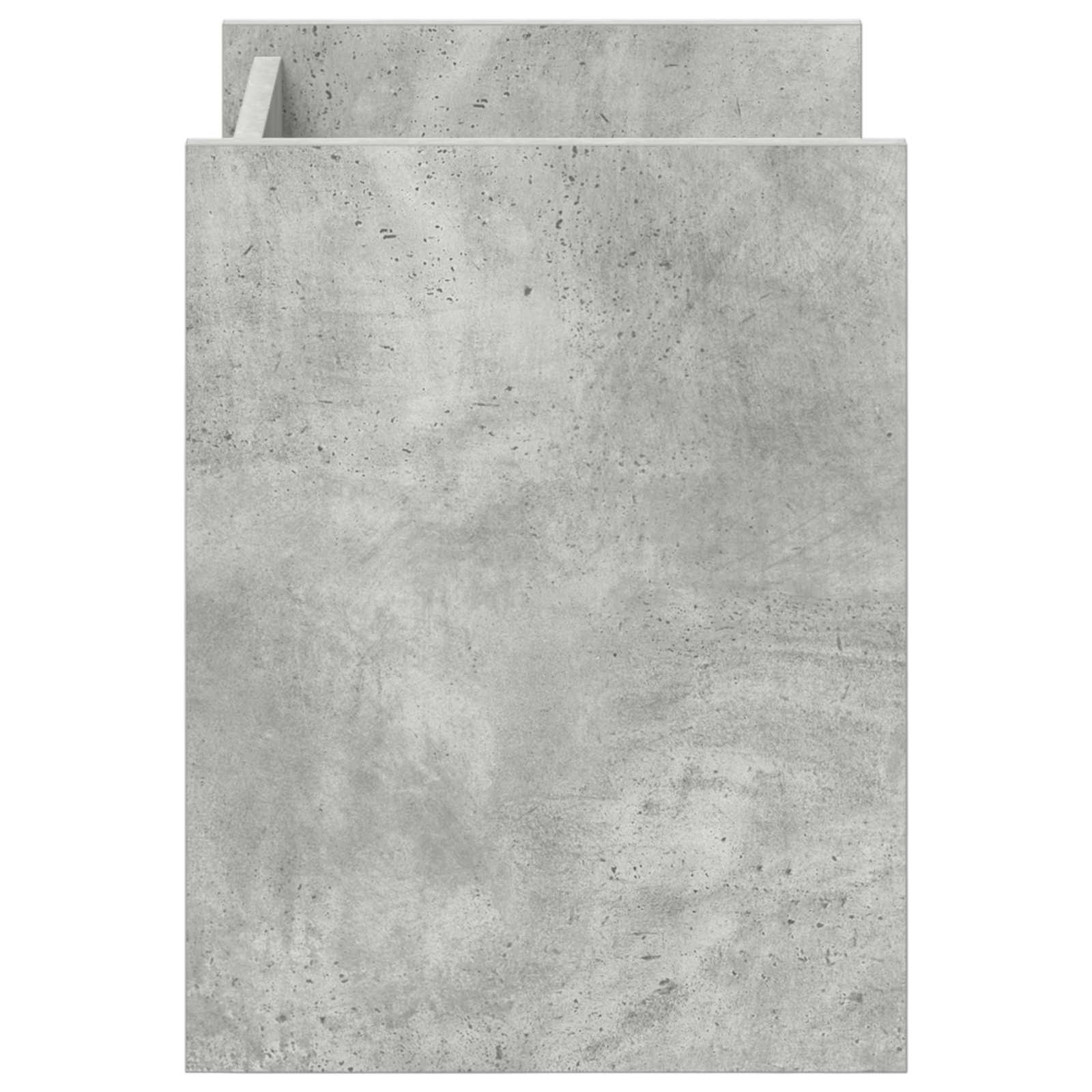 Magazinregal mit Regal Beton Grau 35 x 35 x 45 cm Holzwerkstoff