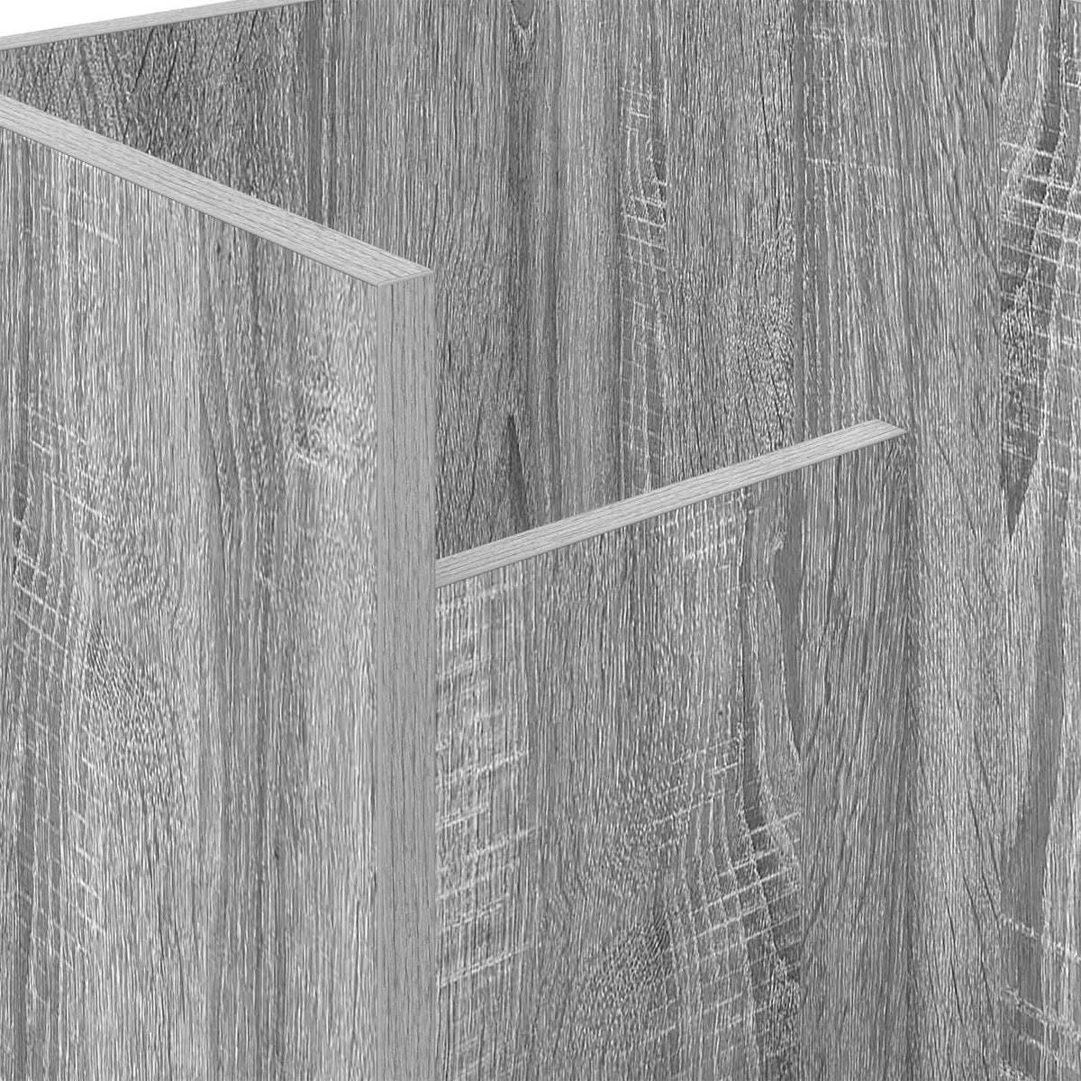 Magazinregal Sonoma-Grau 35 x 35 x 45 cm Holzwerkstoff