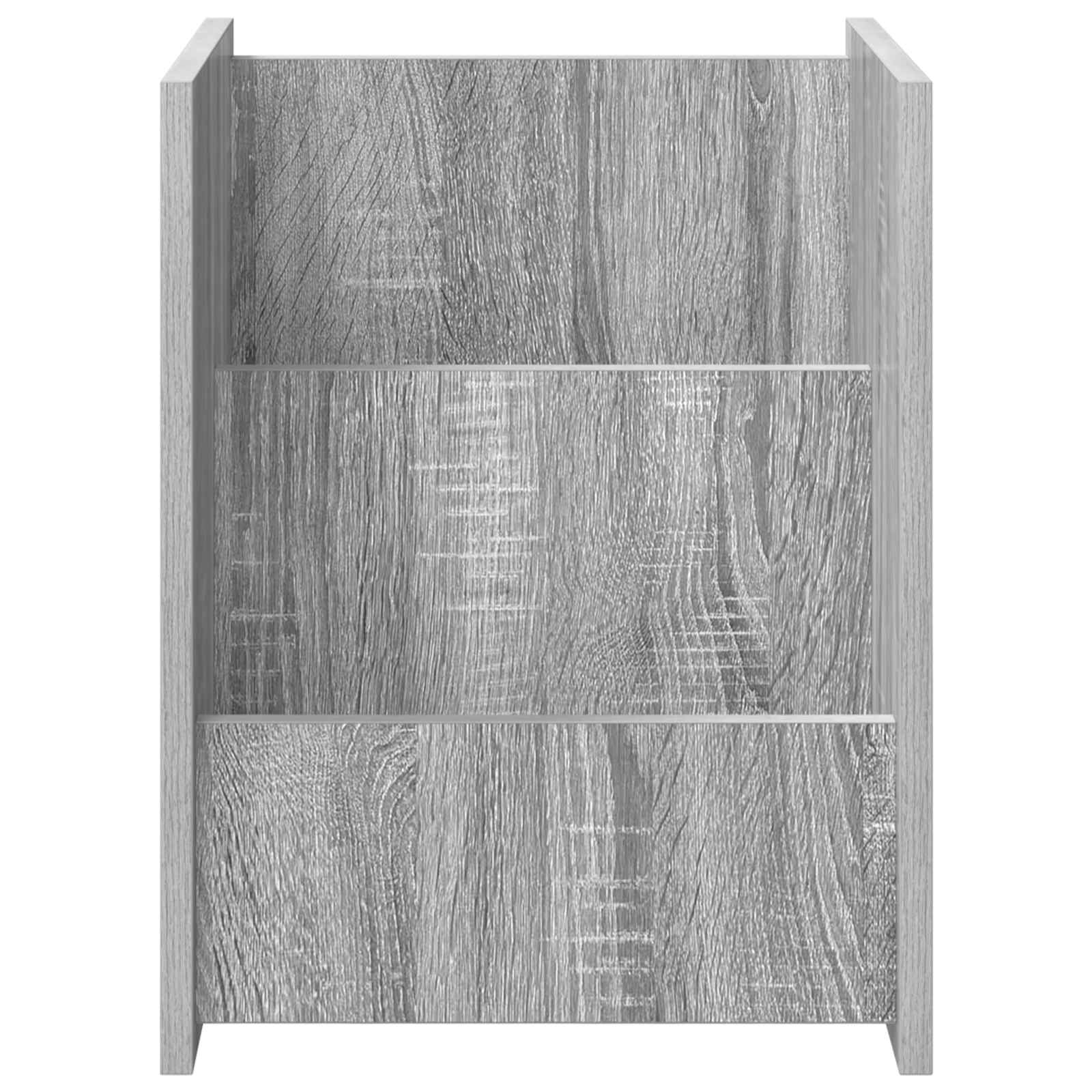 Magazinregal Sonoma-Grau 35 x 35 x 45 cm Holzwerkstoff