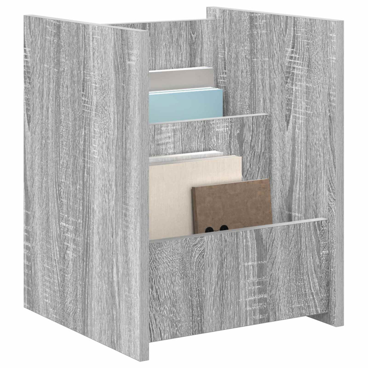 Magazinregal Sonoma-Grau 35 x 35 x 45 cm Holzwerkstoff