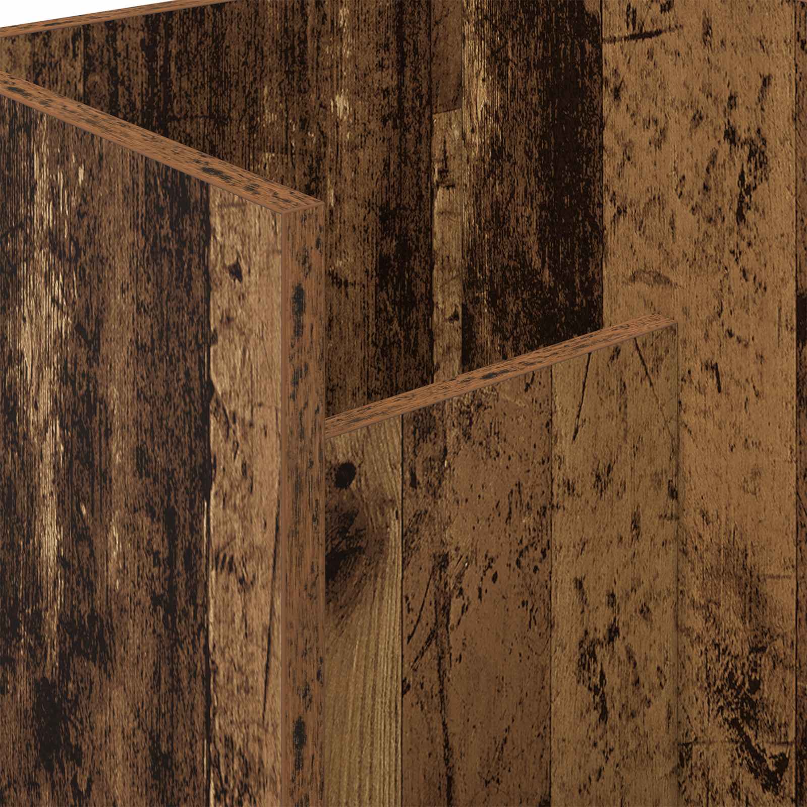 Magazinregal mit Regal Altholz 35 x 35 x 45 cm Holzwerkstoff