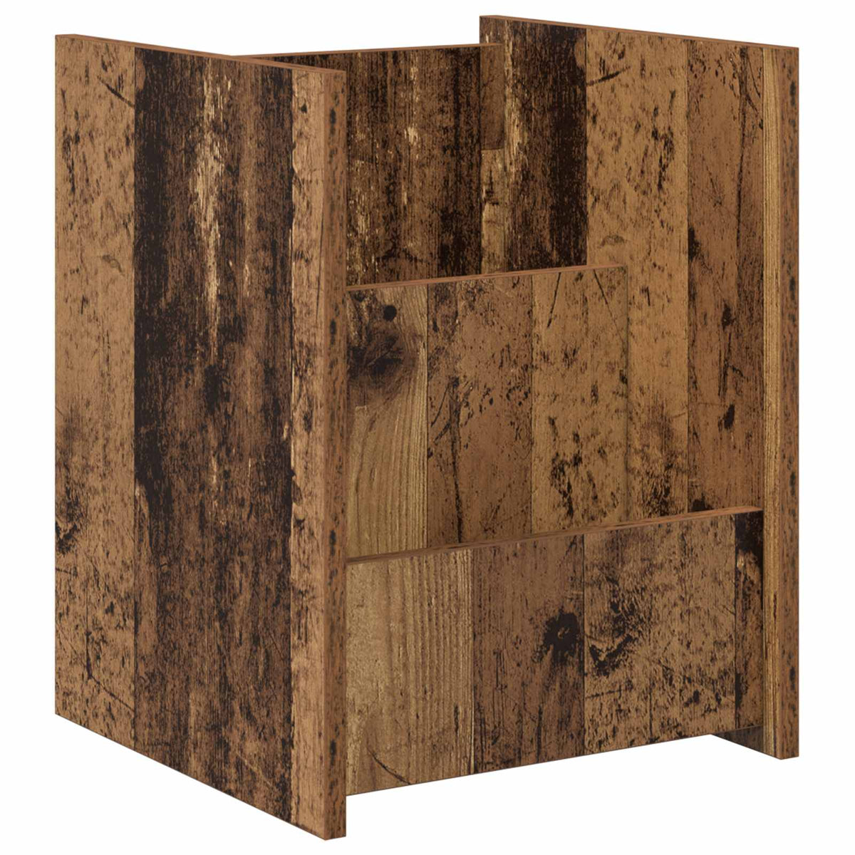 Magazinregal mit Regal Altholz 35 x 35 x 45 cm Holzwerkstoff