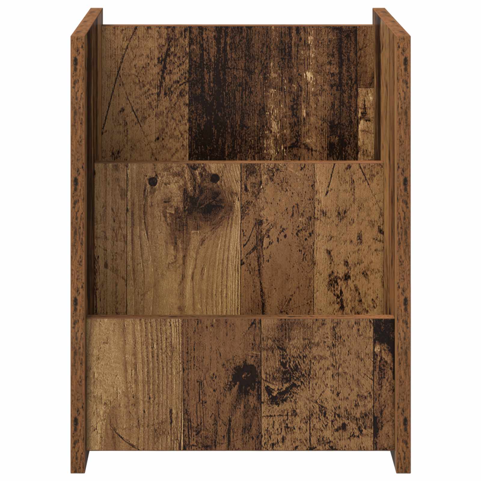 Magazinregal mit Regal Altholz 35 x 35 x 45 cm Holzwerkstoff