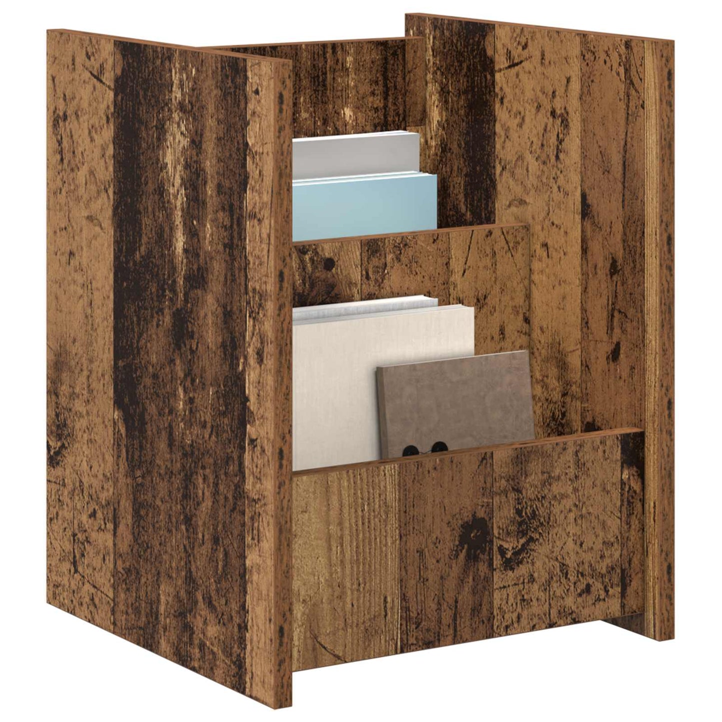 Magazinregal mit Regal Altholz 35 x 35 x 45 cm Holzwerkstoff