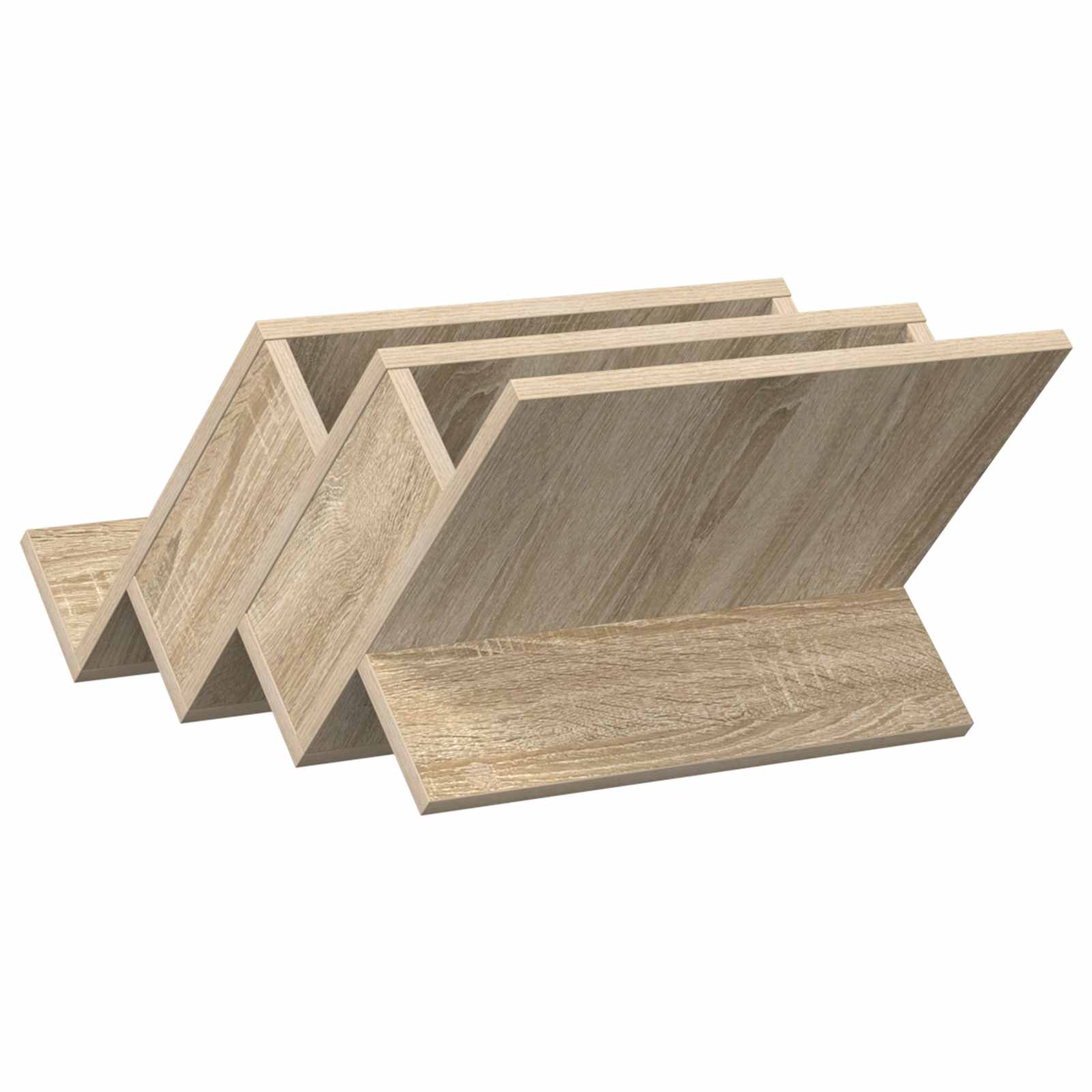 Magazinregal Sonoma-Eiche 53 x 40 x 28,5 cm Holzwerkstoff