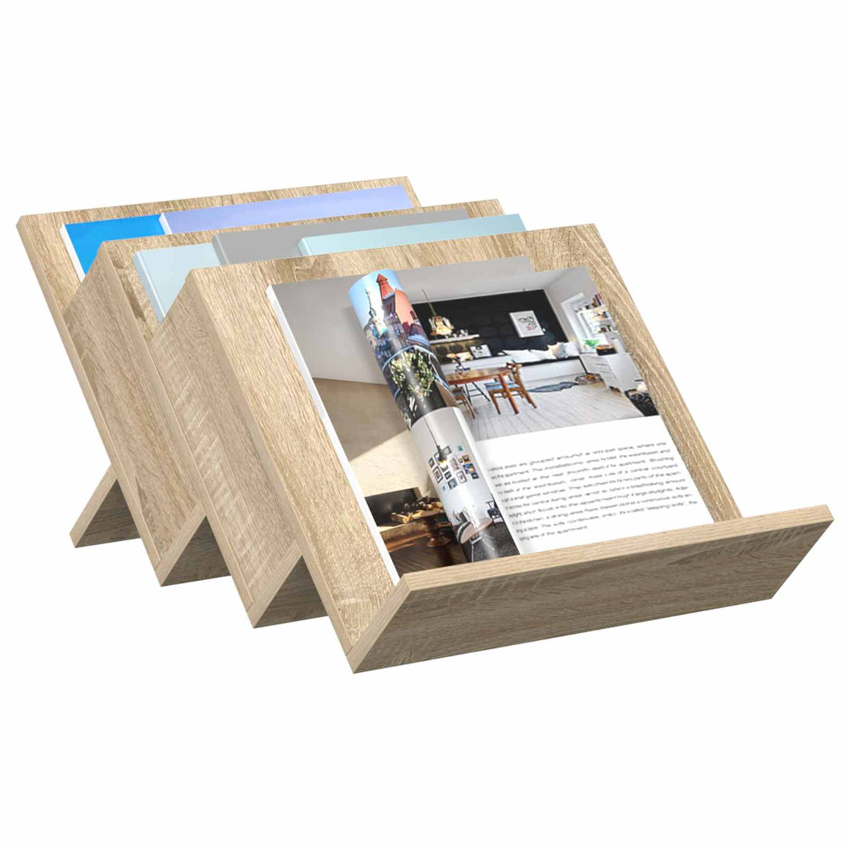 Magazinregal Sonoma-Eiche 53 x 40 x 28,5 cm Holzwerkstoff