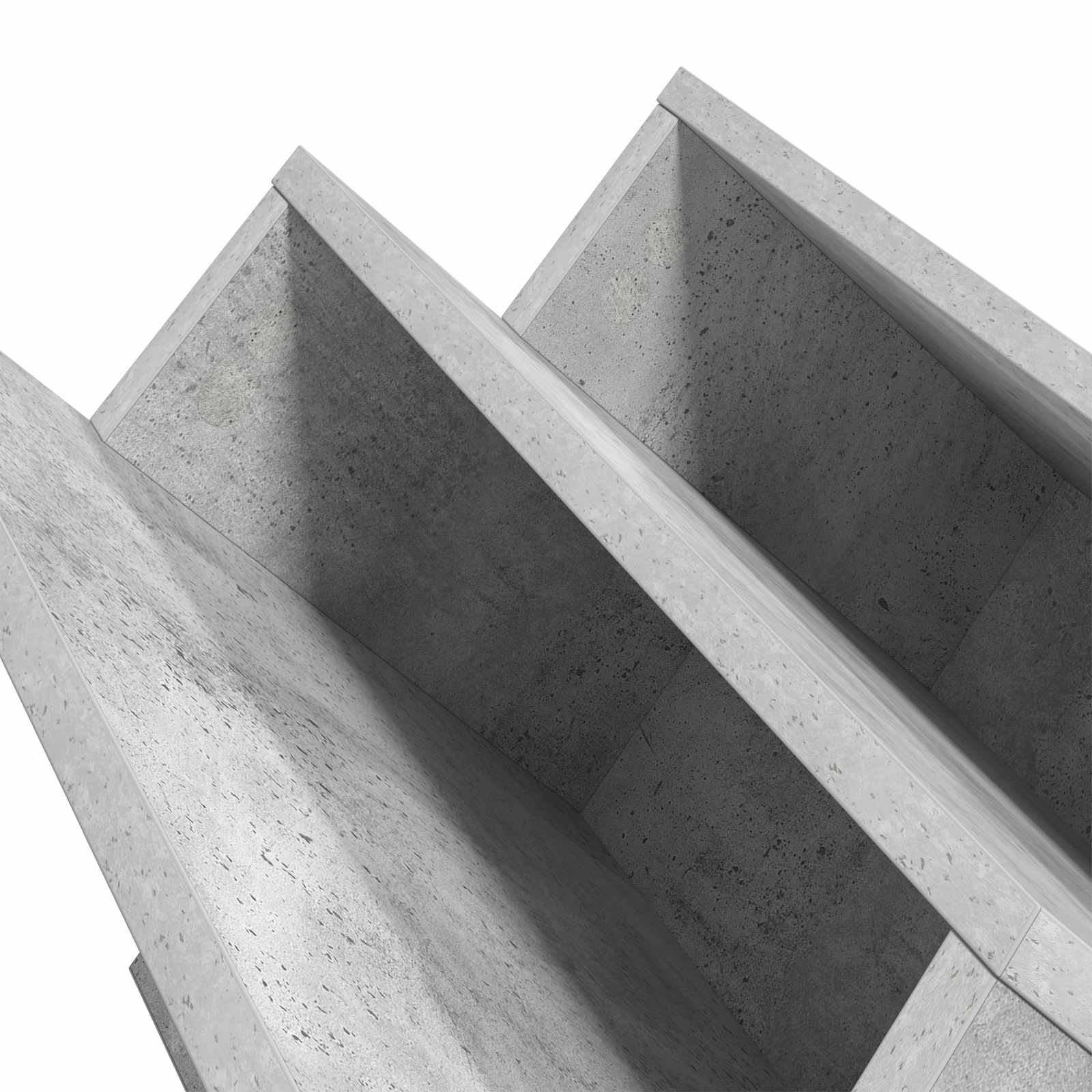 Magazinregal Beton Grau 53 x 40 x 28,5 cm Holzwerkstoff