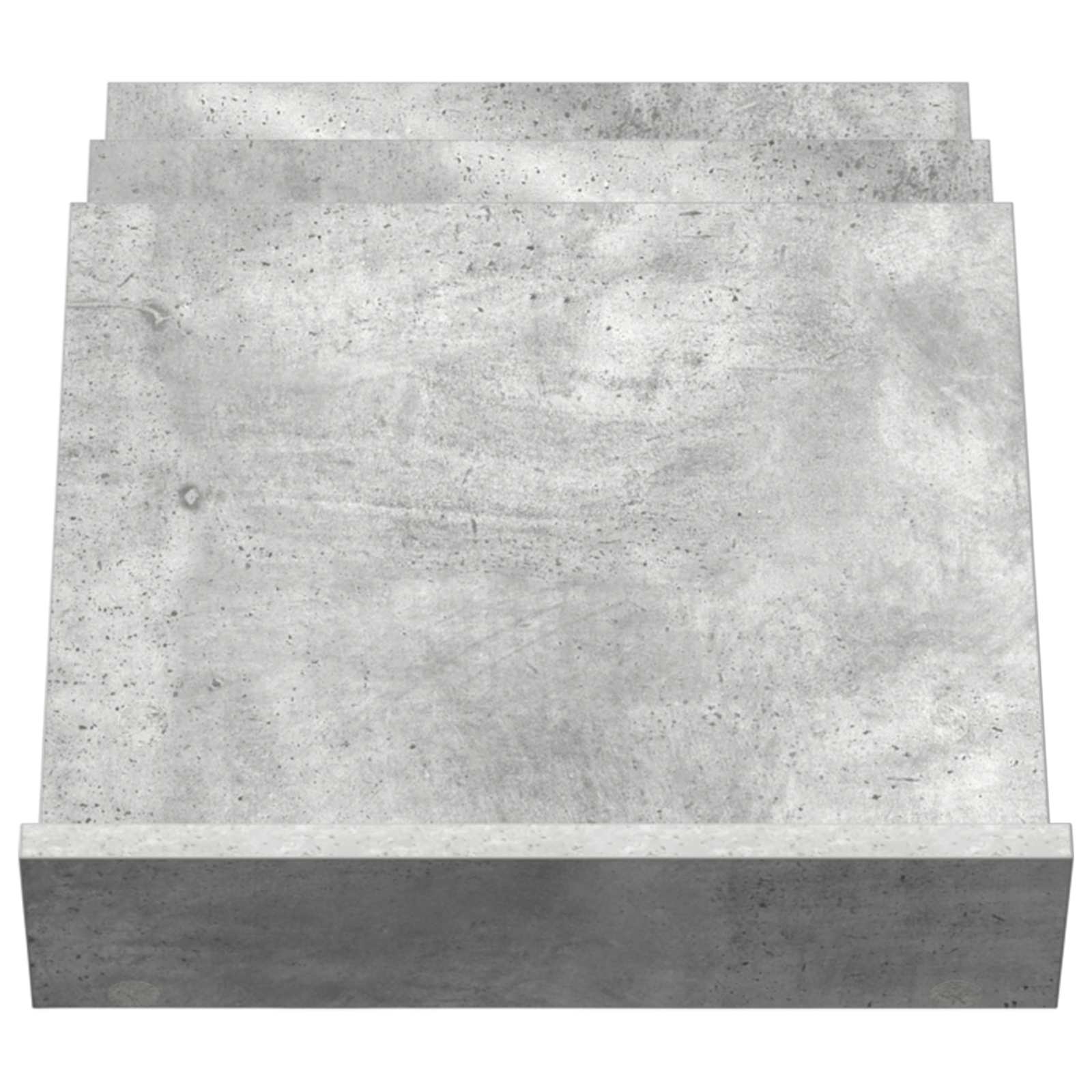 Magazinregal Beton Grau 53 x 40 x 28,5 cm Holzwerkstoff